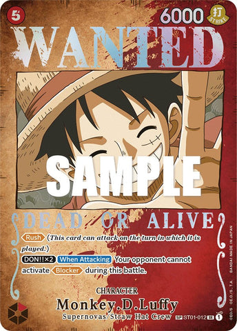Monkey.D.Luffy (Wanted Poster) - ST01-012