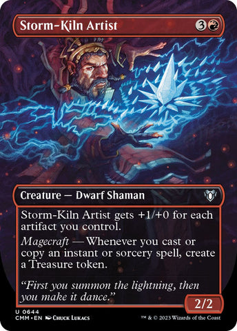 Storm-Kiln Artist (Borderless) - 644 - (Commander Masters)