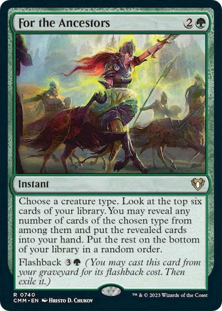 For the Ancestors - 740 - (Commander Masters)