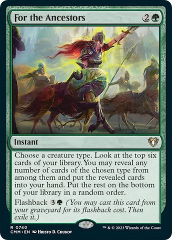 For the Ancestors - 740 - (Commander Masters)