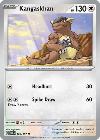 Kangaskhan - 165/197 - (SV03: Obsidian Flames)