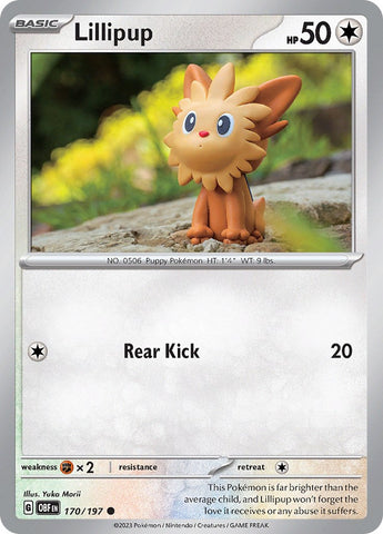 Lillipup - 170/197 - (SV03: Obsidian Flames)