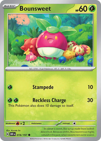 Bounsweet - 016/197 - (SV03: Obsidian Flames)