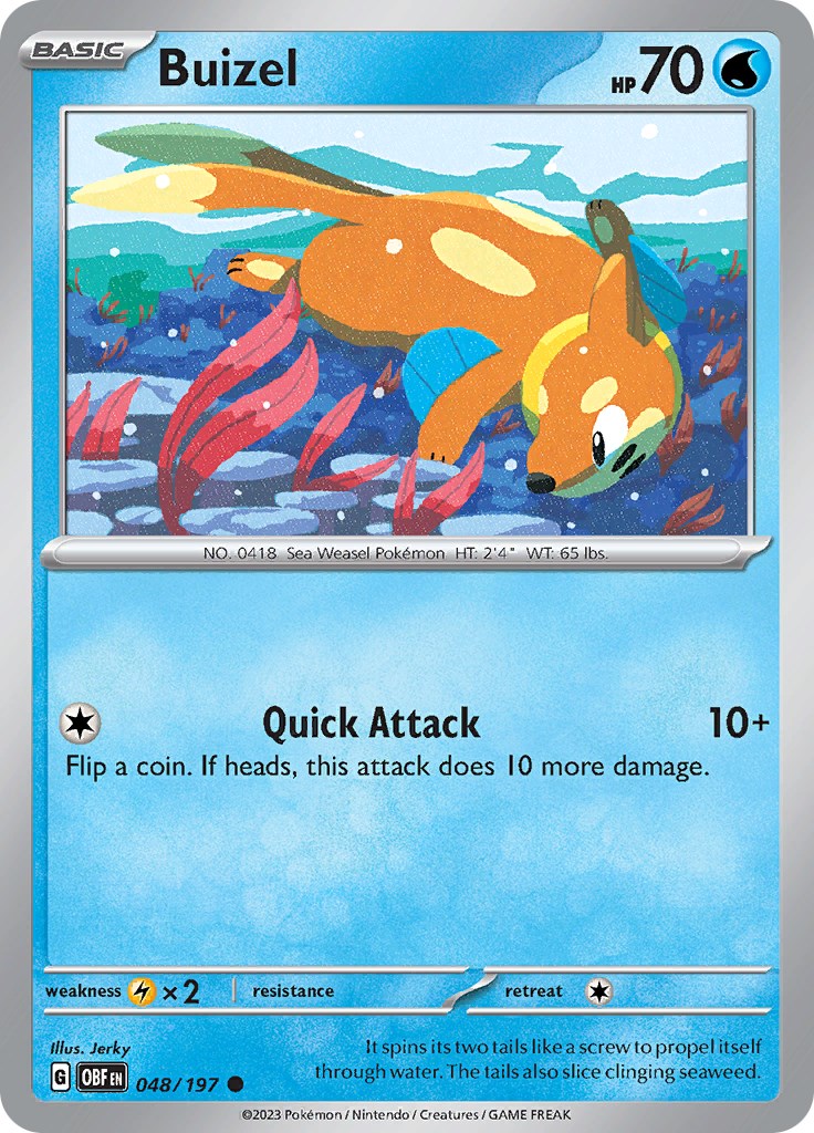 Buizel - 048/197 - (SV03: Obsidian Flames)