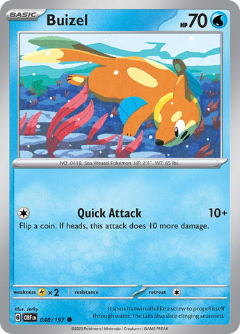Buizel - 048/197 - (SV03: Obsidian Flames)