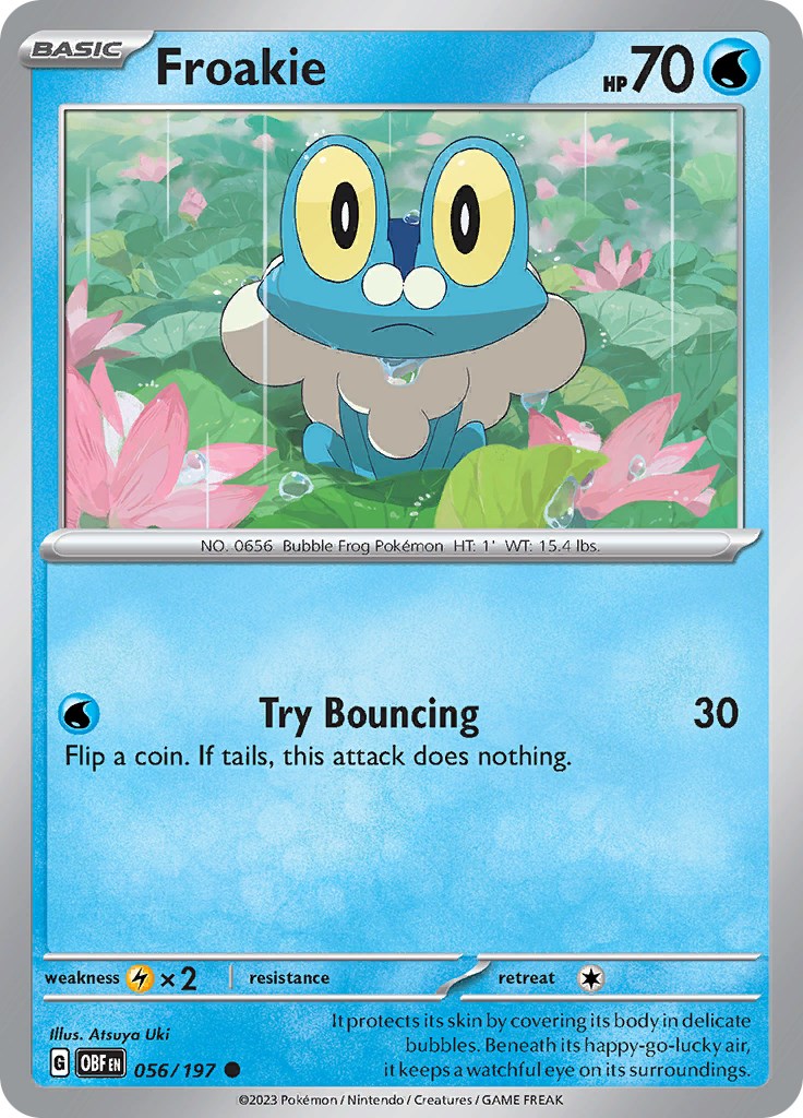 Froakie - 056/197 - (SV03: Obsidian Flames)