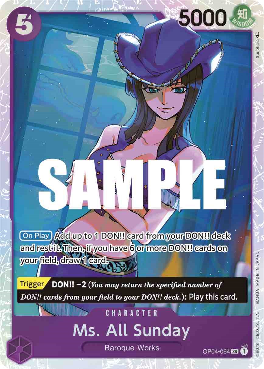 Ms. All Sunday - OP04-064 - (Kingdoms of Intrigue)