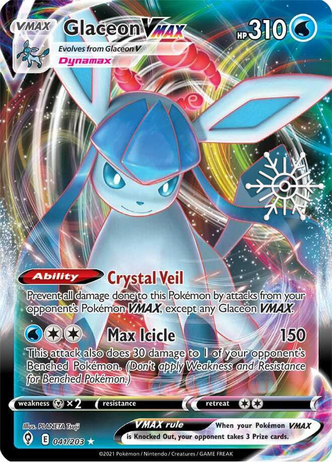 Glaceon VMAX - 041/203 (Holiday Calendar) - 041/203 - (Miscellaneous Cards & Products)