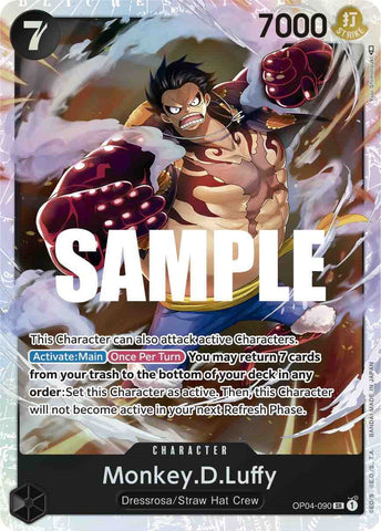 Monkey.D.Luffy (090) - OP04-090