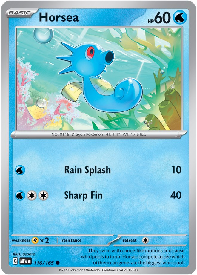 Horsea - 116/165
