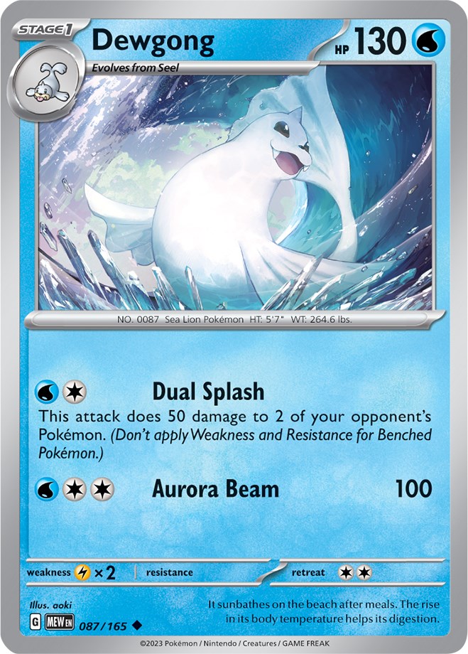 Dewgong - 087/165