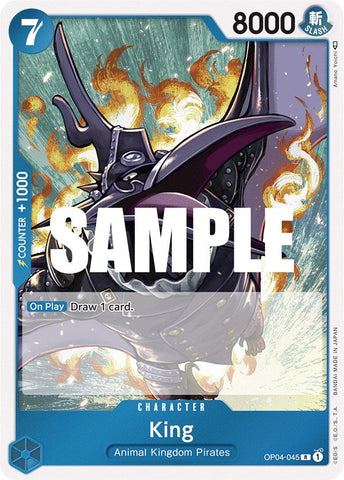 King - OP04-045 - (Kingdoms of Intrigue)
