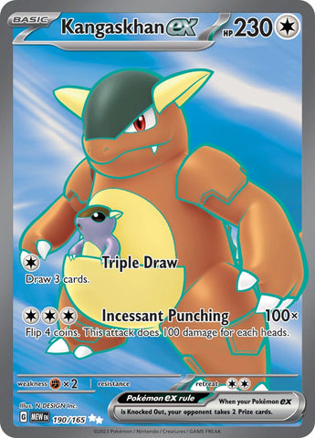 Kangaskhan ex - 190/165 - 190/165 - (SV: Scarlet & Violet 151)