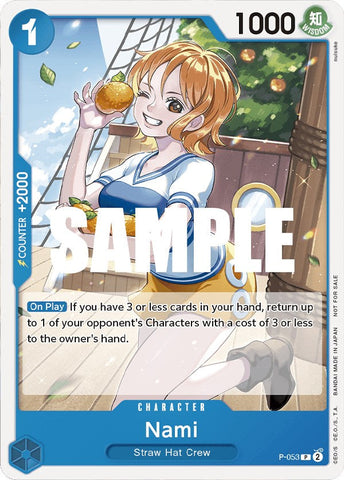 Nami (Sealed Battle Kit Vol. 1) - P-053 - (One Piece Promotion Cards)