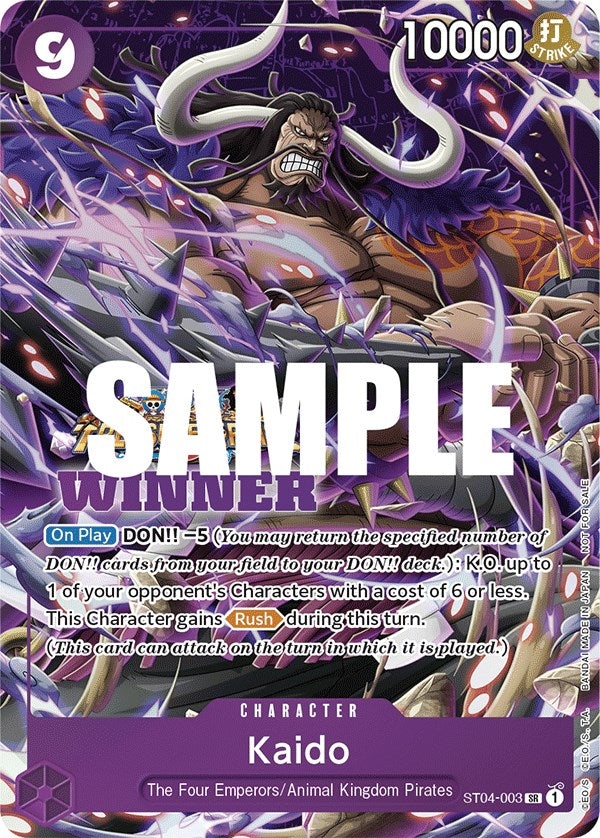 Kaido (Winner Pack Vol. 5) - ST04-003 - (One Piece Promotion Cards)