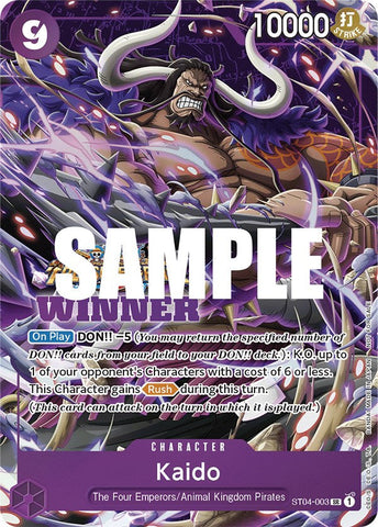 Kaido (Winner Pack Vol. 5) - ST04-003 - (One Piece Promotion Cards)
