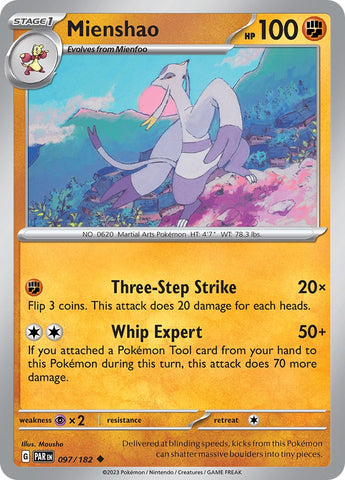 Mienshao - 097/182 - 097/182 - (SV04: Paradox Rift)
