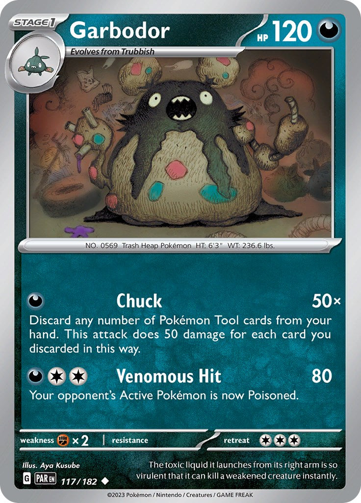 Garbodor - 117/182 - 117/182 - (SV04: Paradox Rift)