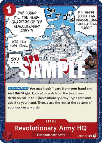Revolutionary Army HQ - OP05-021 - (Awakening of the New Era)