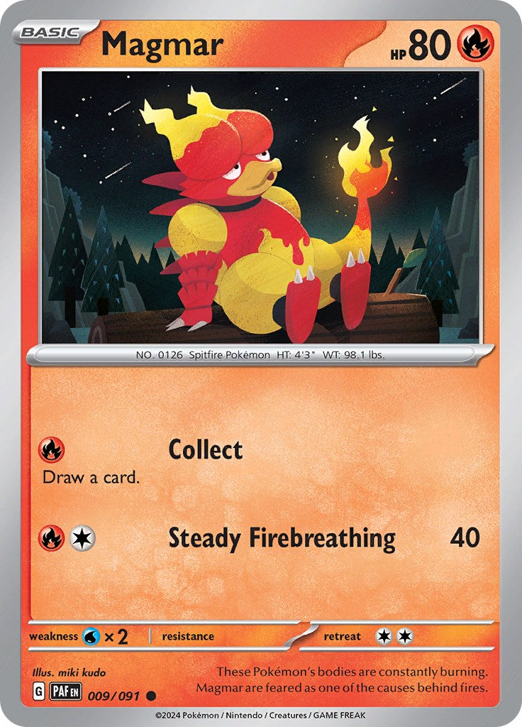 Magmar - 009/091 - (SV: Paldean Fates)