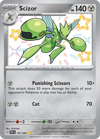 Scizor - 191/091 - (SV: Paldean Fates)