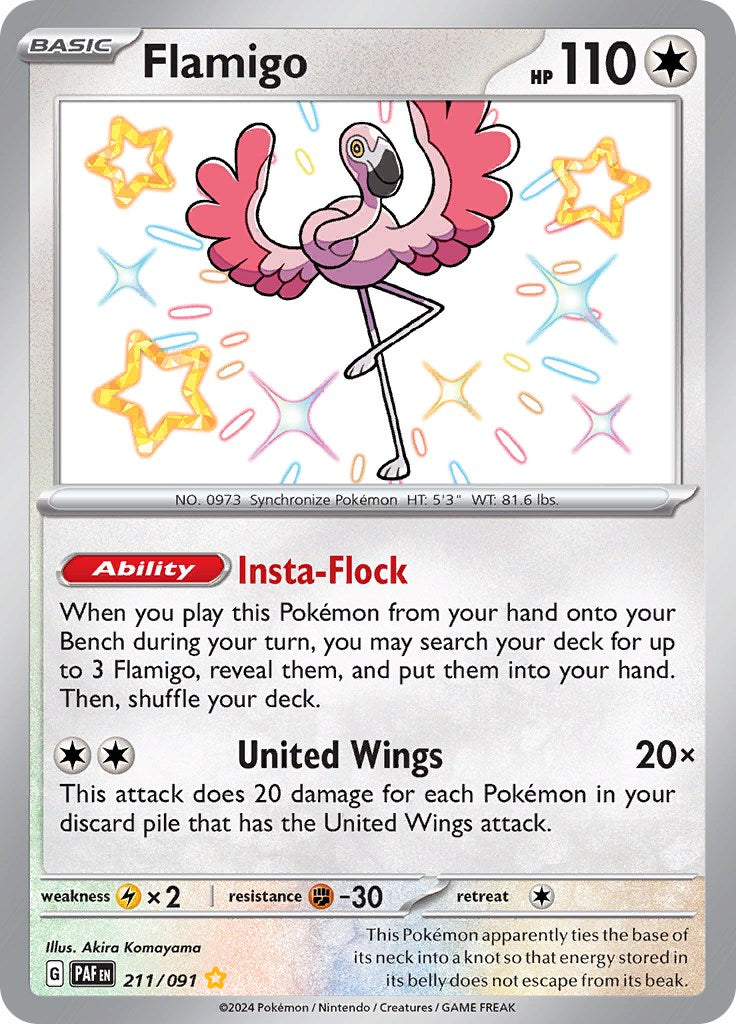 Flamigo - 211/091 - (SV: Paldean Fates)