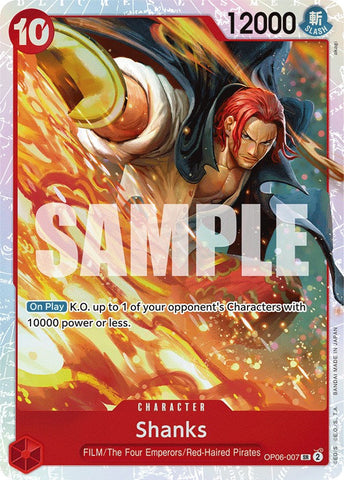 Shanks - OP06-007 - (Wings of the Captain)