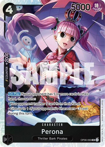 Perona (093) - OP06-093 - (Wings of the Captain)