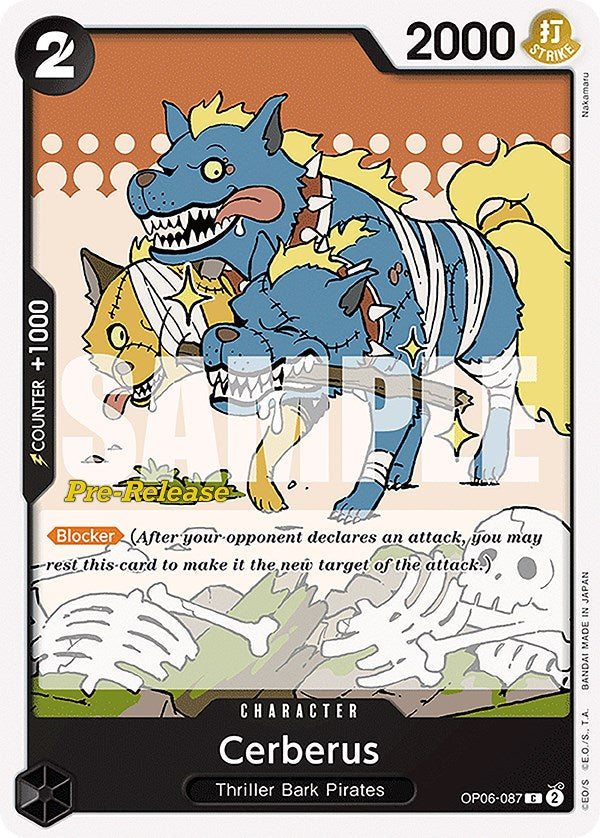 Cerberus - OP06-087 - (Wings of the Captain Pre-Release Cards)