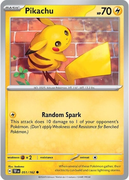Pikachu - 051/162 - (SV05: Temporal Forces)