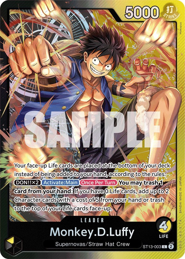 Monkey.D.Luffy (003) - ST13-003