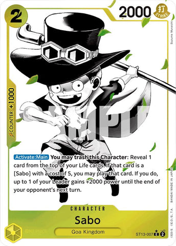 Sabo (007) (Parallel) - ST13-007 - (Ultra Deck: The Three Brothers)