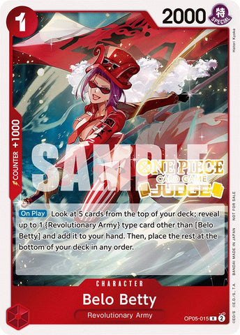 Belo Betty (Judge Pack Vol. 3) - OP05-015 - (One Piece Promotion Cards)