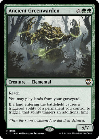 Ancient Greenwarden - 186 - (Commander: Outlaws of Thunder Junction)