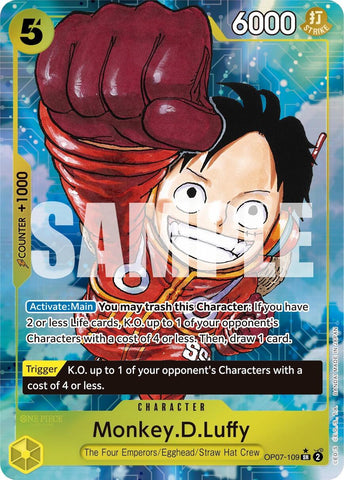 Monkey.D.Luffy (109) (Parallel) - OP07-109 - (500 Years in the Future)