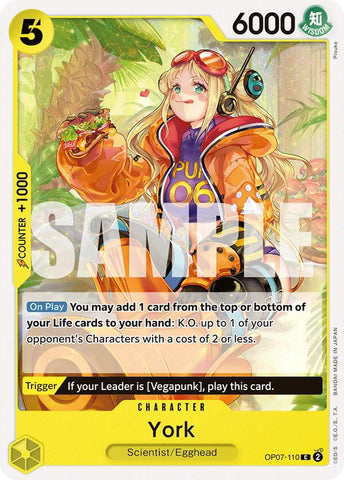 York - OP07-110 - (500 Years in the Future)