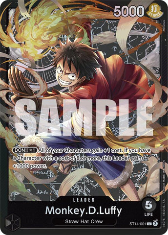Monkey.D.Luffy (001) - ST14-001 - (Starter Deck 14: 3D2Y)