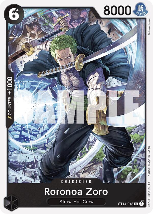 Roronoa Zoro - ST14-013 - (Starter Deck 14: 3D2Y)