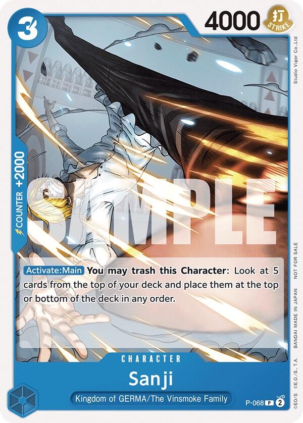 Sanji (Pirates Party Vol. 7) - P-068 - (One Piece Promotion Cards)