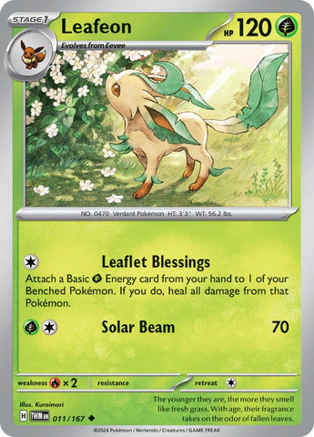 Leafeon - 011/167 - (SV06: Twilight Masquerade)