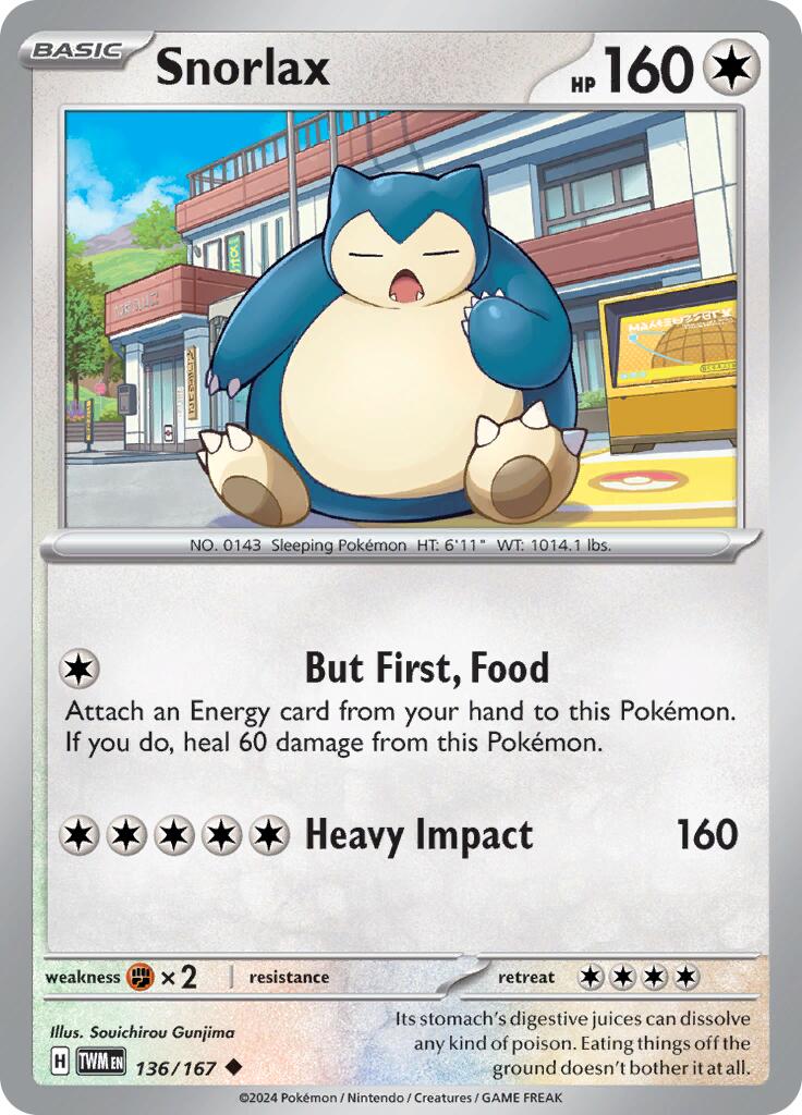 Snorlax - 136/167