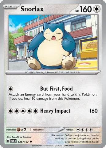 Snorlax - 136/167