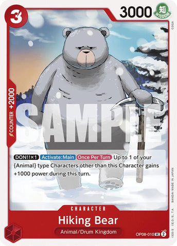Hiking Bear - OP08-010 - (Two Legends)