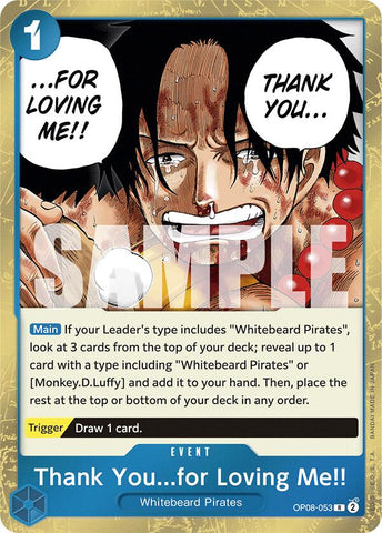 Thank You...for Loving Me!! - OP08-053 - (Two Legends)
