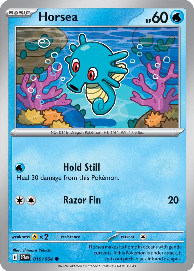 Horsea - 010/064 - 010/064 - (SV: Shrouded Fable)