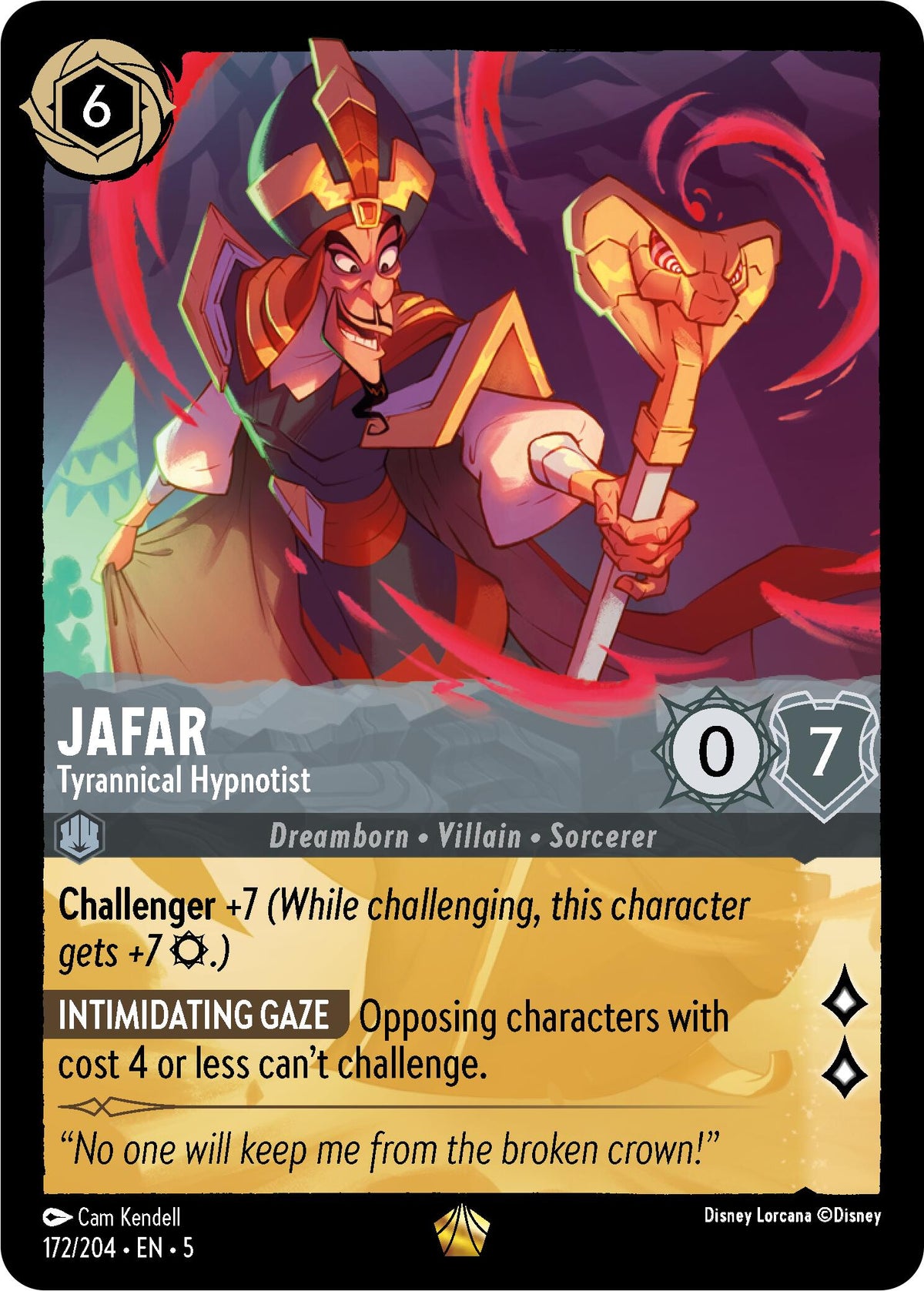 Jafar - Tyrannical Hypnotist - 172/204 - (Shimmering Skies)