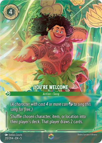 You're Welcome (Enchanted) - 213/204