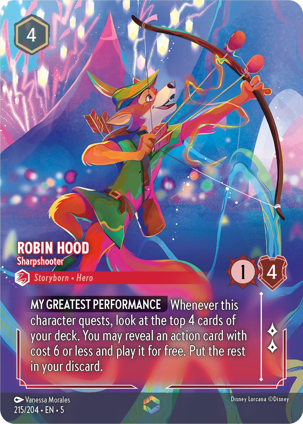 Robin Hood - Sharpshooter (Enchanted) - 215/204