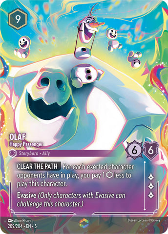 Olaf - Happy Passenger (Enchanted) - 209/204 - (Shimmering Skies)