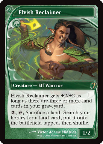 Elvish Reclaimer (Future Sight) - 205 - (Mystery Booster 2)